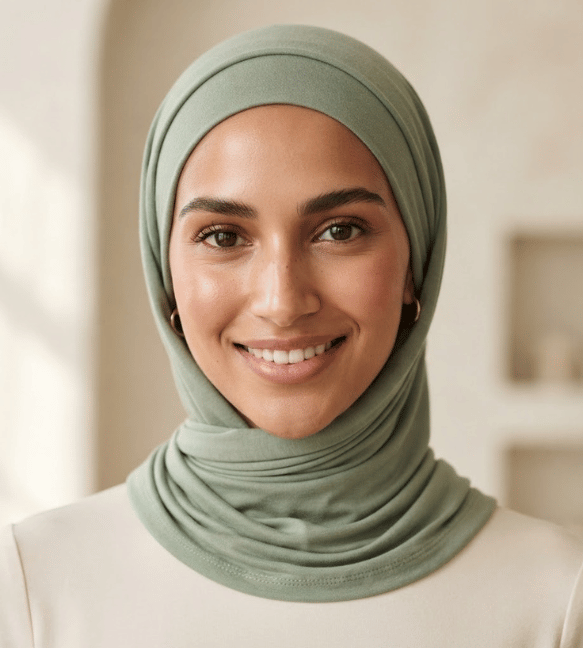Sage Green Premium Jersey Hijab