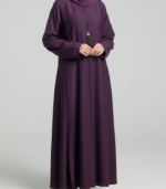 plum abaya