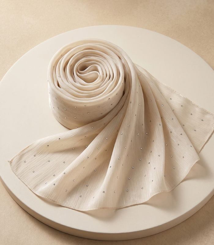 Luxury Shimmer Crinkle Organza