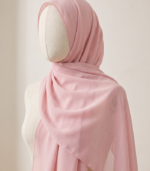 Soft Baby Pink Chiffon Hijab