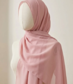 Dusty Pink Chiffon Hijab