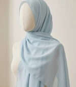 Ice Blue Chiffon Hijab